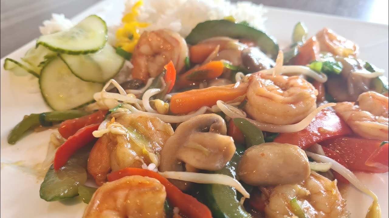🇸🇷 Surinaamse tjap tjoy Garnalen recept|chop Suey Shrimp recipe|