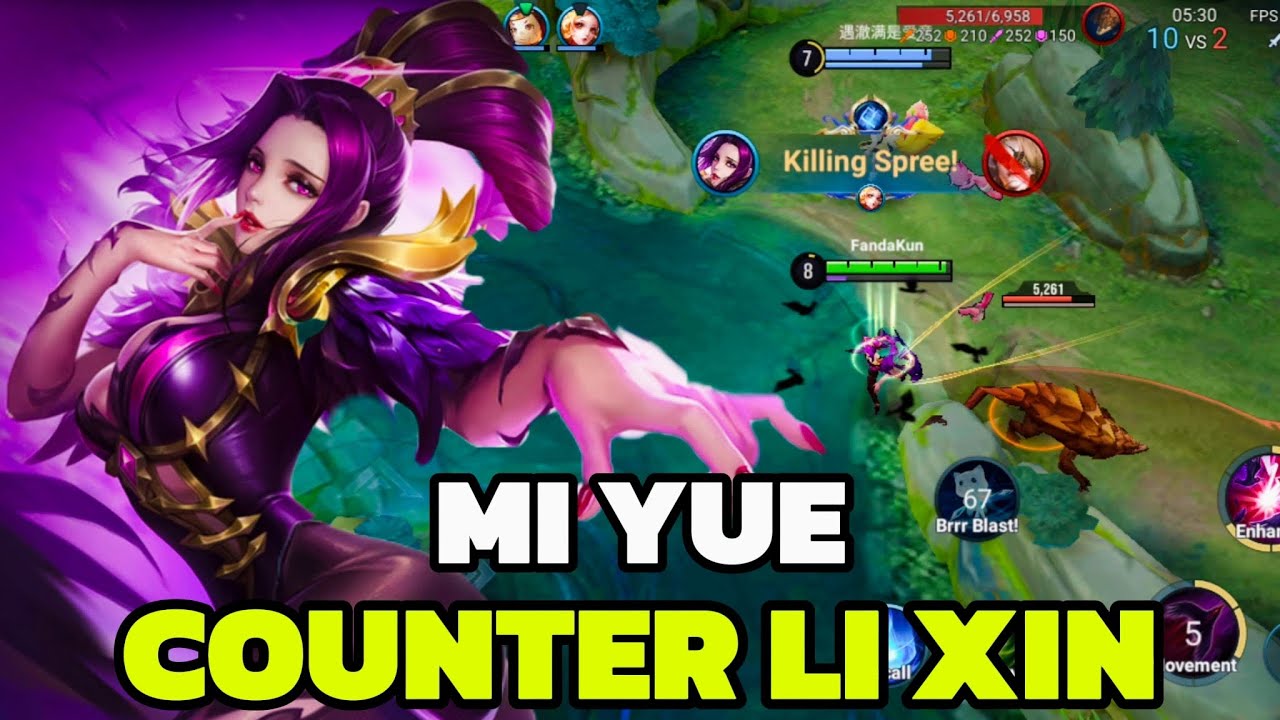 Mi Yue Gameplay in Clash Lane | Honor of Kings