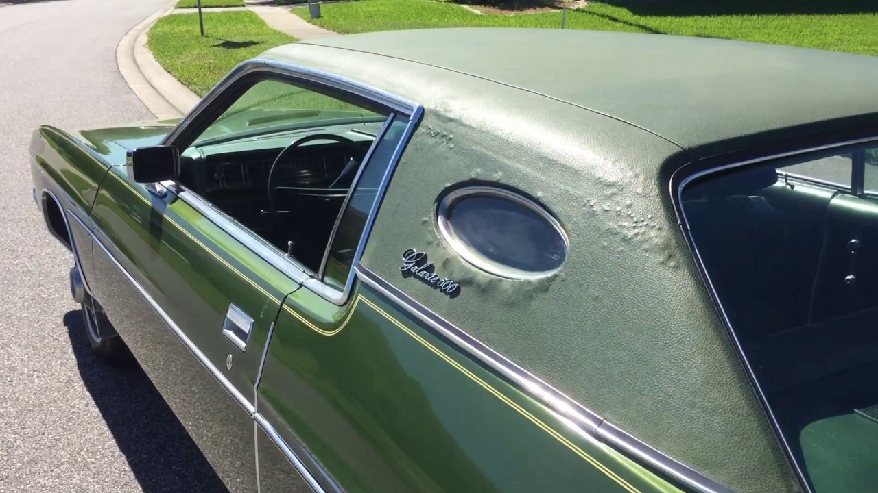 1972 Ford Galaxie 500 start up and rev