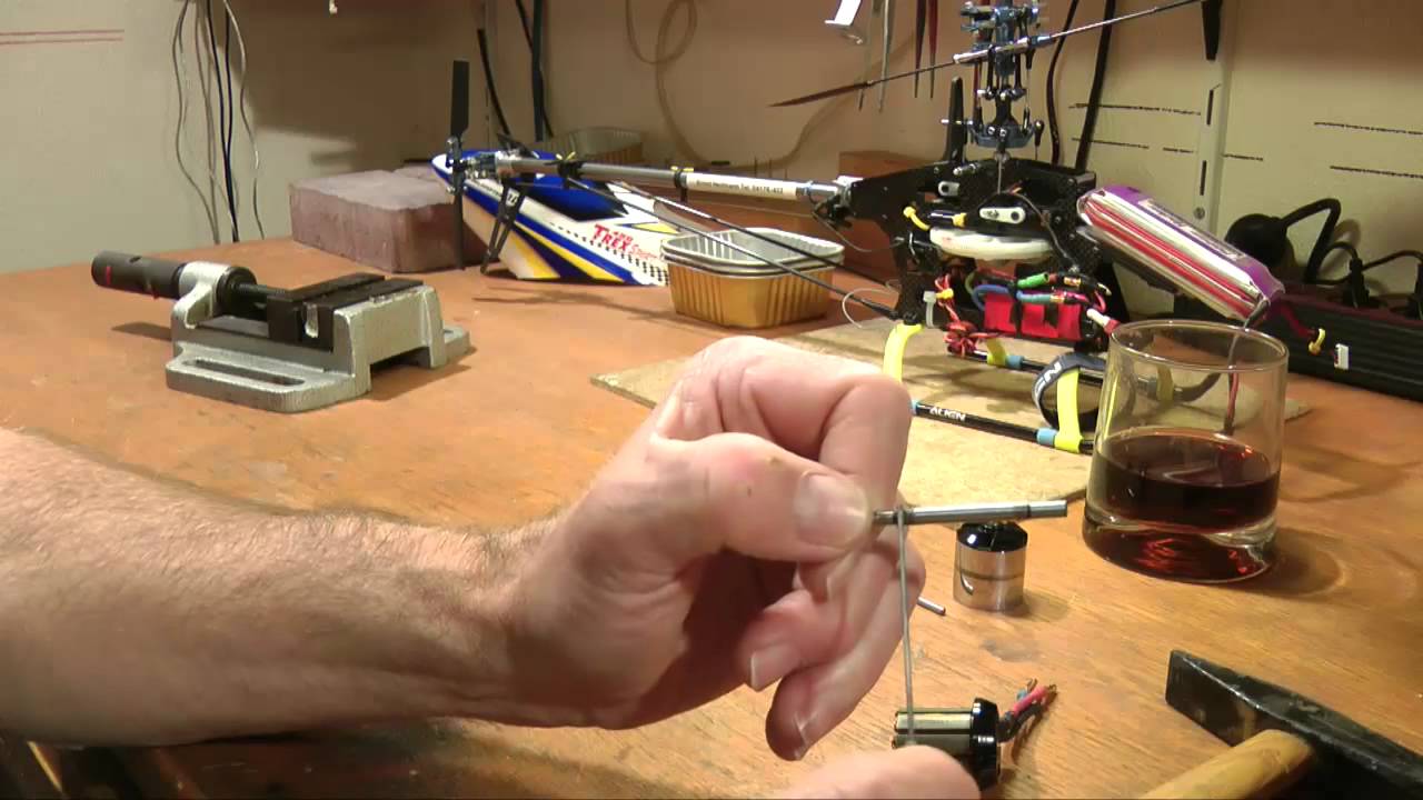 BL Motor RCM BL450M  von Align zerlegen und reparieren Teil 1