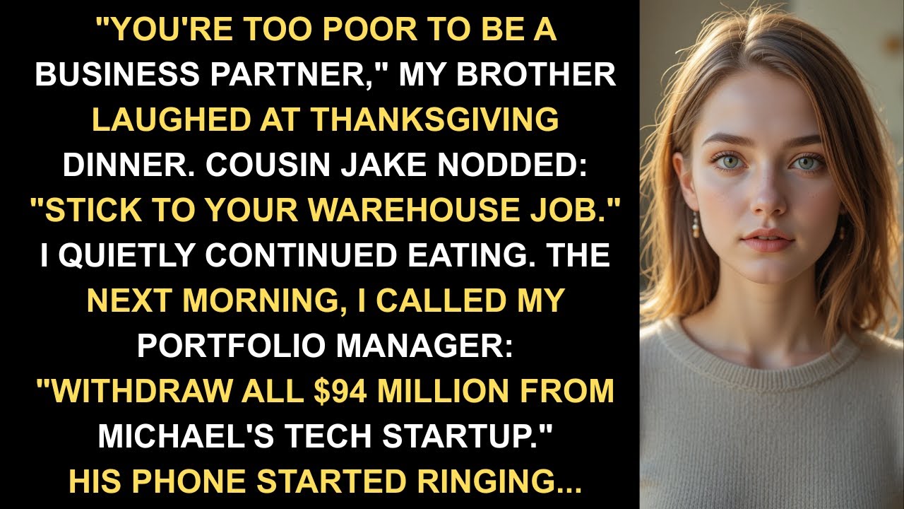 At Thanksgiving Dinner, My Brother Laughed 