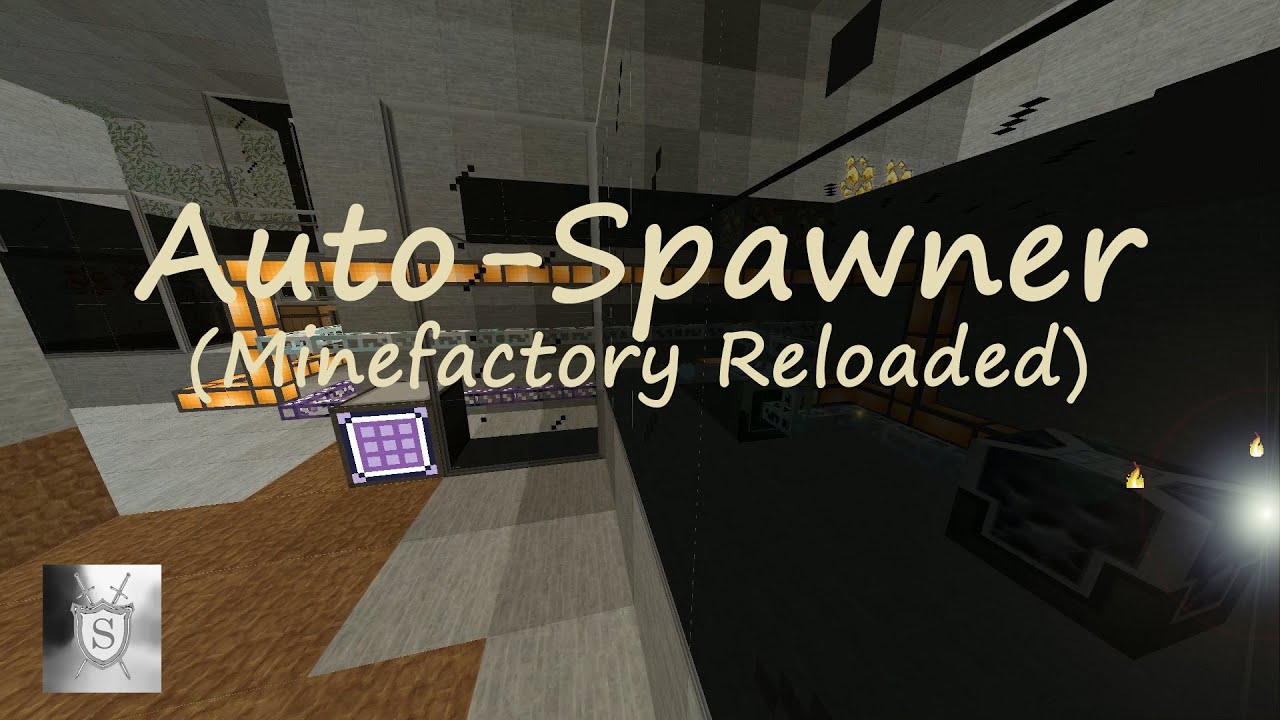 Minecraft Tutorial: Autospawner, Grinder for a Mob Farm - Minefactory Reloaded (english)