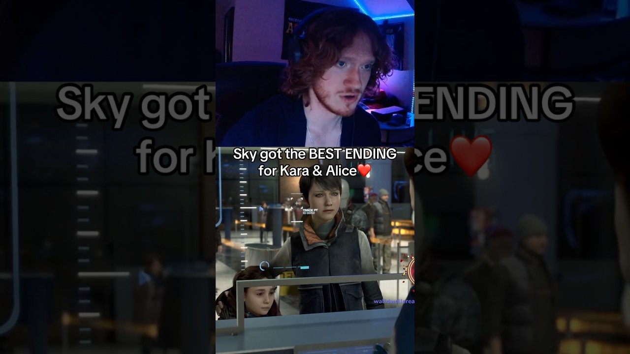 Detroit Become Human BEST ending for Kara & Alice❤️#gaming #detroitbecomehuman #skybfly #dbh