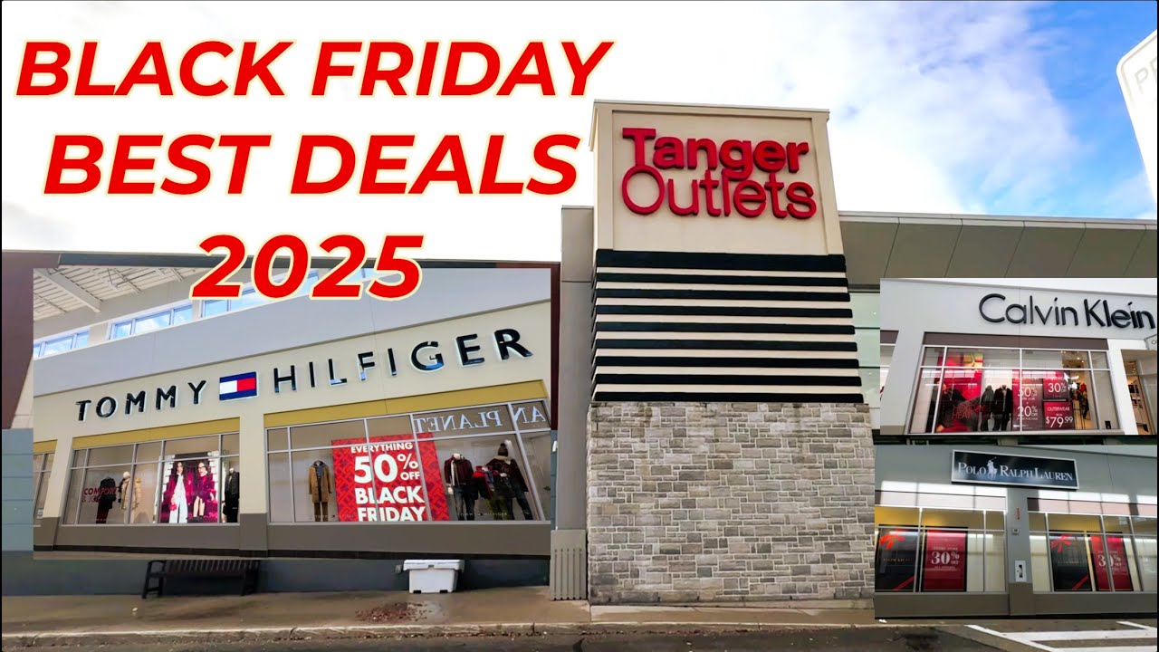 Black Friday Best Deals 2025 at Tanger Outlets Cookstown｜黑五多品牌大促，圣诞氛围超浓！