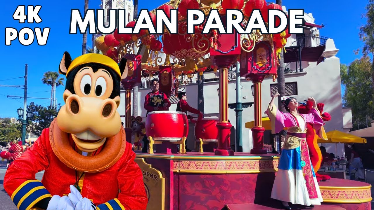 Mulan's Lunar New Year Procession 2026 4K POV | Disney California Adventure