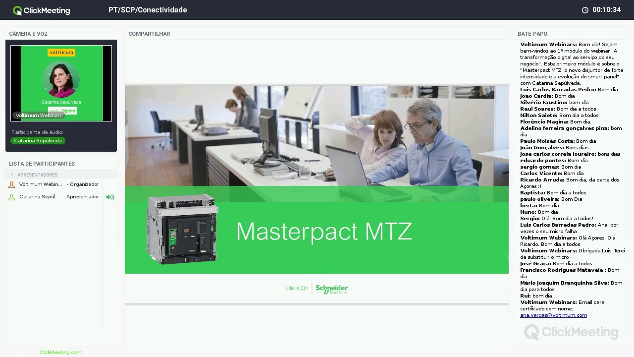 Webinar Schneider Electric Módulo I: O novo disjuntor de forte intensidade e evolução do Smart Panel