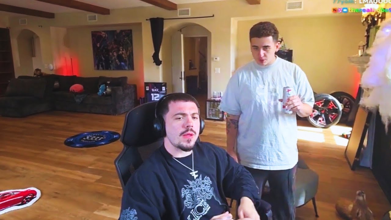 Lacy Trying To Steal A Celsius From Adapt