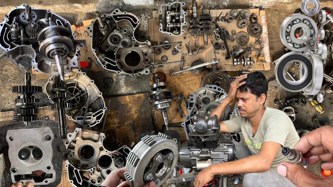 Tvs apach rtr bike engine fitting full details ke Saath टीवीएस अपाचे आरटीआर बाइक की फूल इंजन फिटिंग