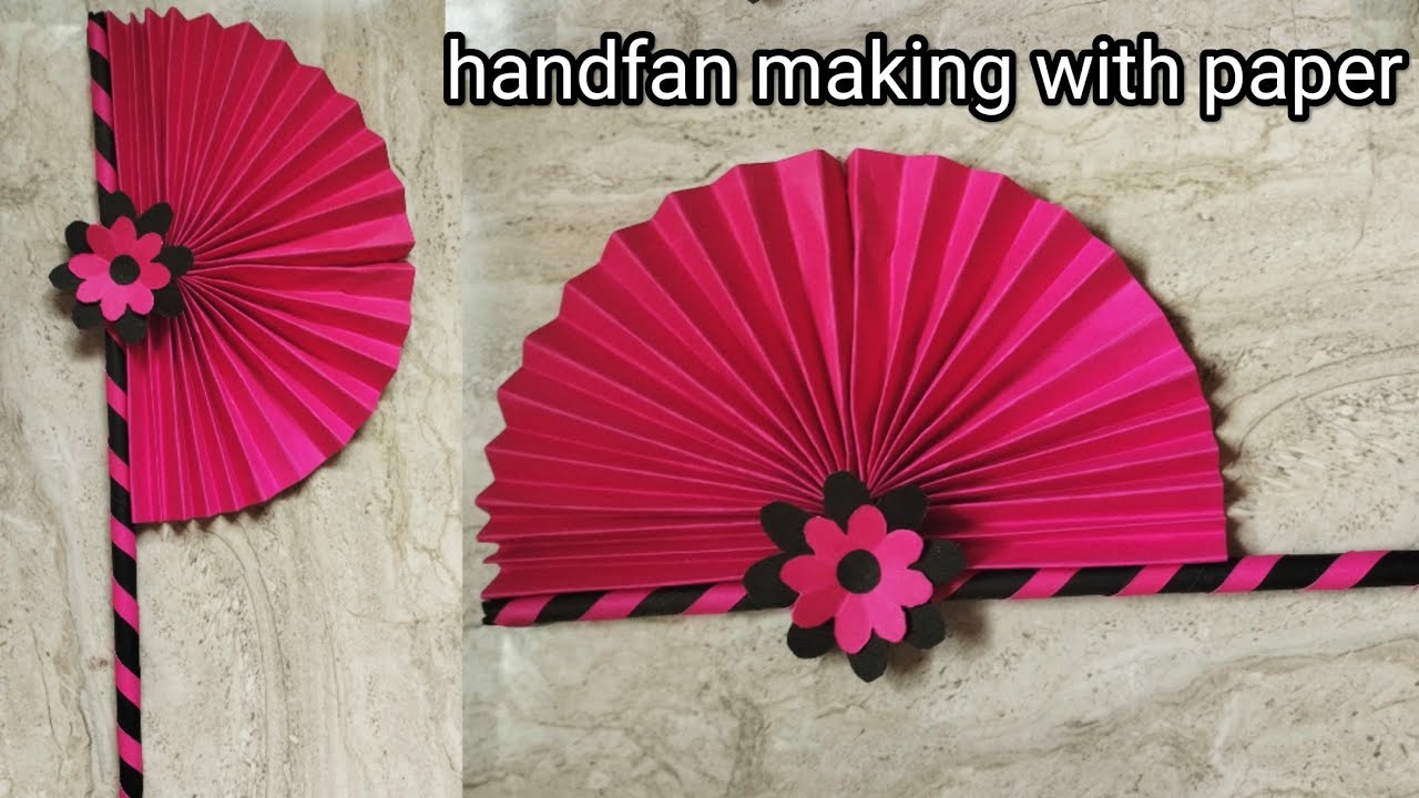 handfan making with paper