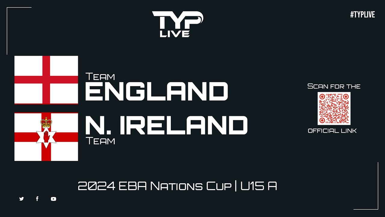 England v N Ireland | Under 15 A | 2024 EBA Nations Cup | Bridlington Spa Pool
