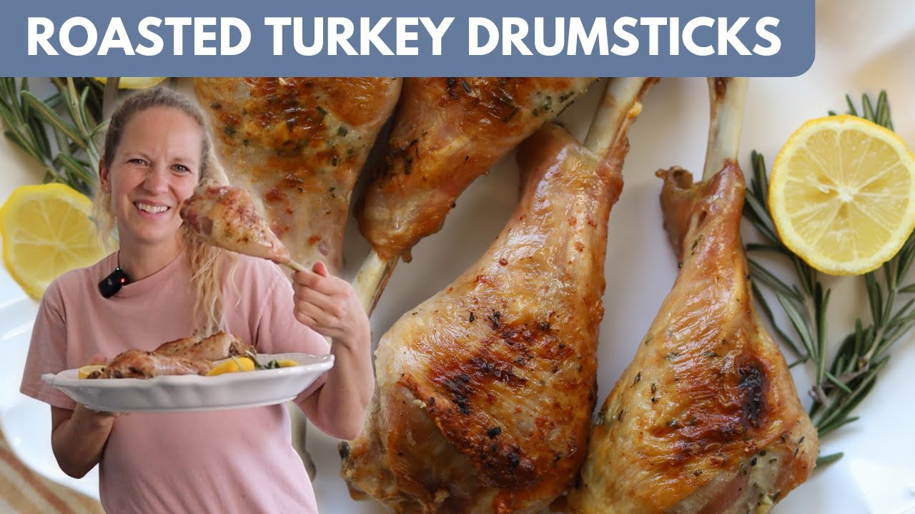 Oven Roasted Turkey Drumsticks | A Thanksgiving Fave
