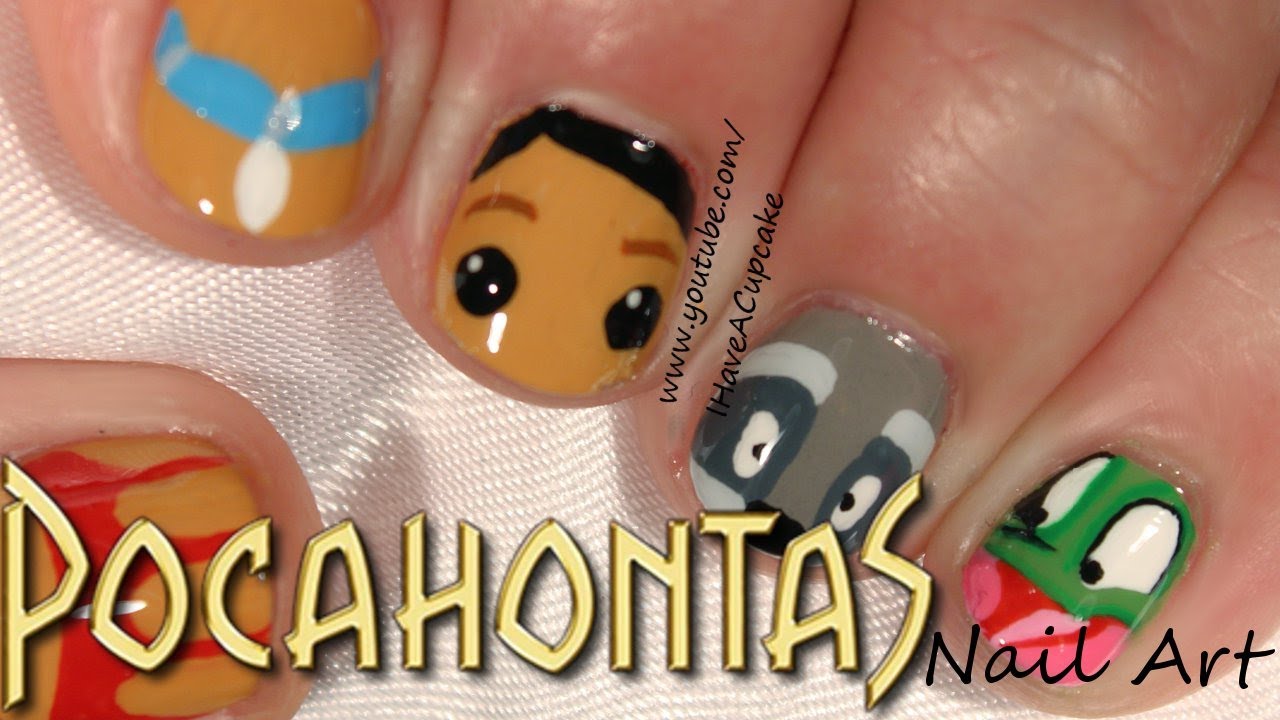 Pocahontas Nail Art