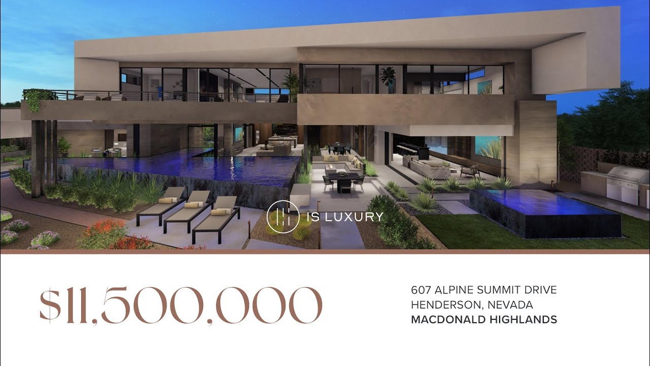 607 Alpine Summit Drive | MacDonald Highlands | IS LUXURY