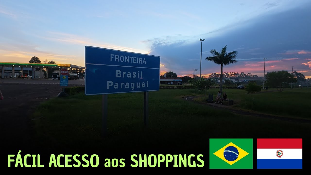 ISSO É A FRONTEIRA SECA LIVRE ACESSO Ponta Porã BRASIL e Pedro Juan Caballero PARAGUAI