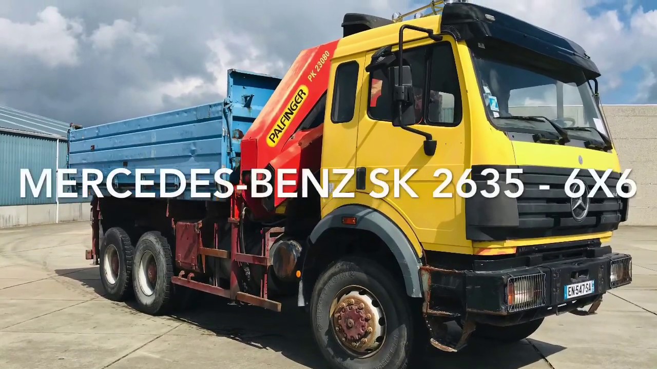 Degroote Trucks: Mercedes-Benz SK 2635 - 6x6 for sale