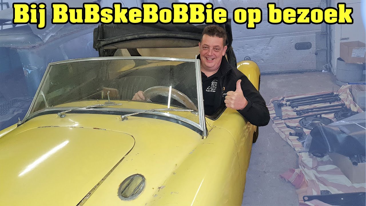 Bij BubskeBobbie op bezoek in de werkplaats samen met Mathijs ten Hagen