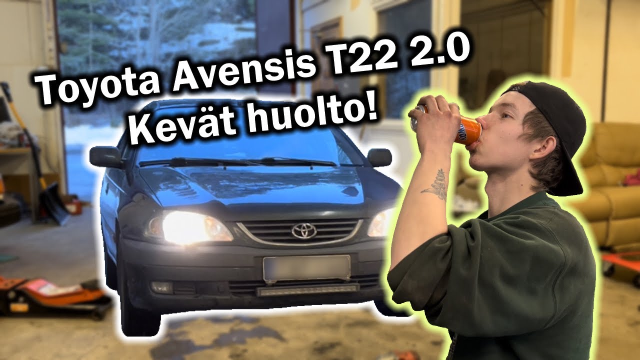 TOYOTA AVENSIS T22 KEVÄTHUOLTO