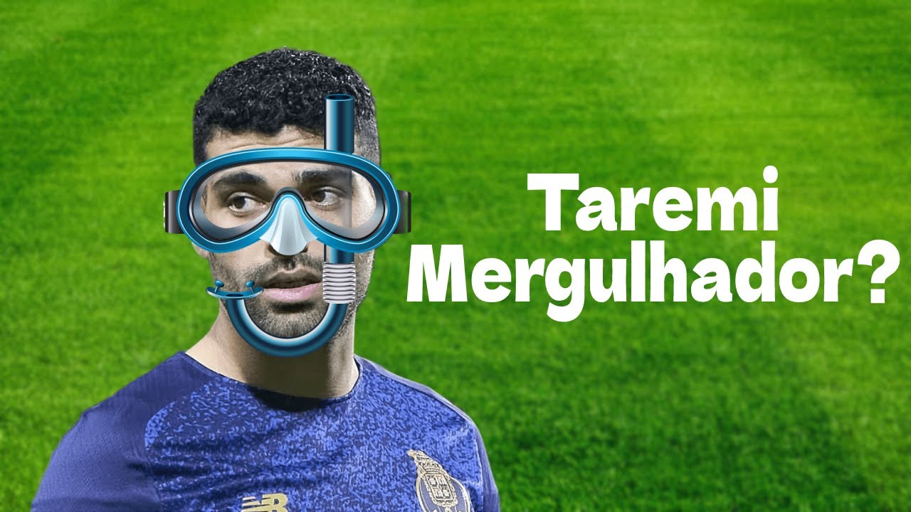 O Taremi est&aacute; sempre a atirar-se para o ch&atilde;o...