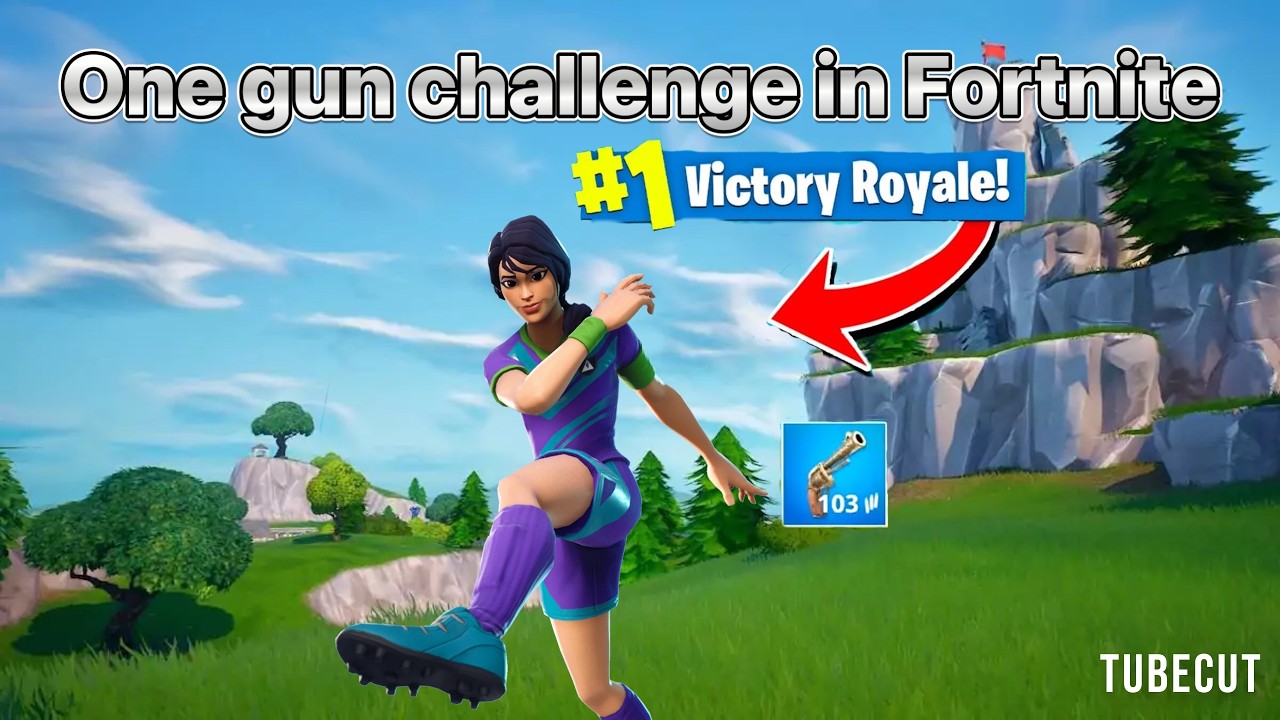 One gun challenge in Fortnite