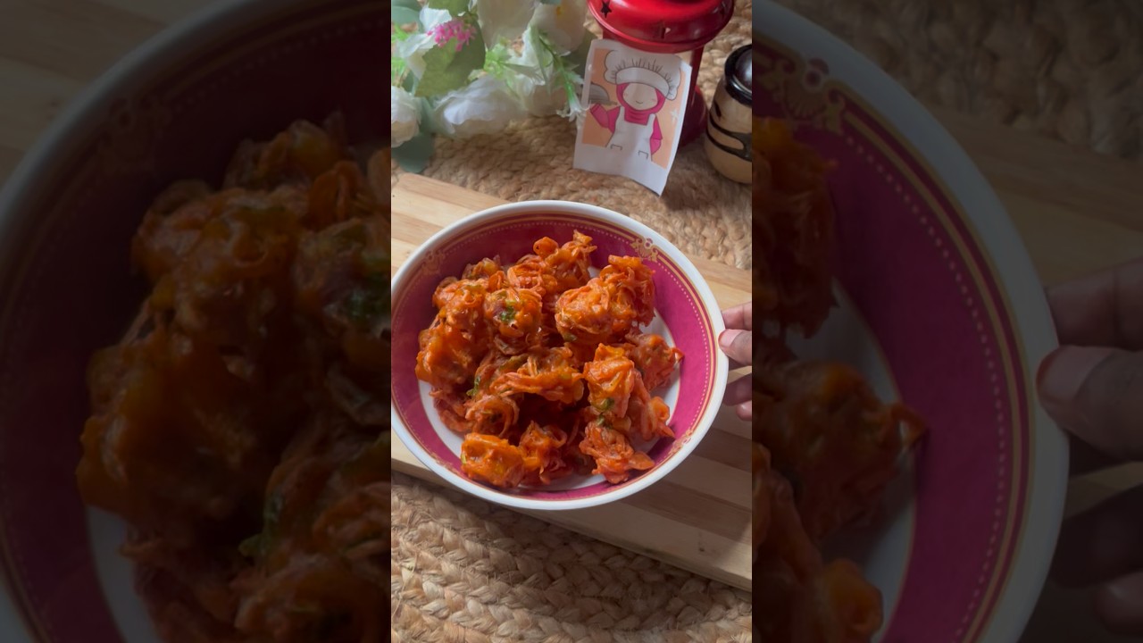 Ramadan Iftar Series Day 8 | Golden Crispy Ulli Bajji 🤤|#shorts #trending #viral