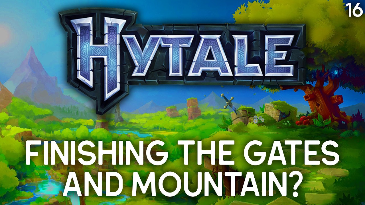 Finishing The Gates and Mountain? - Hytale - Stream 16