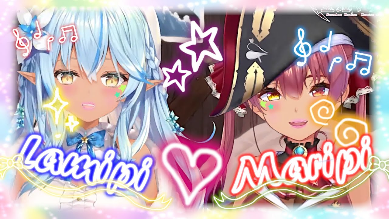 Marine and Lamy Give Each Other Gyaru Nicknames [ENG sub] [Hololive]