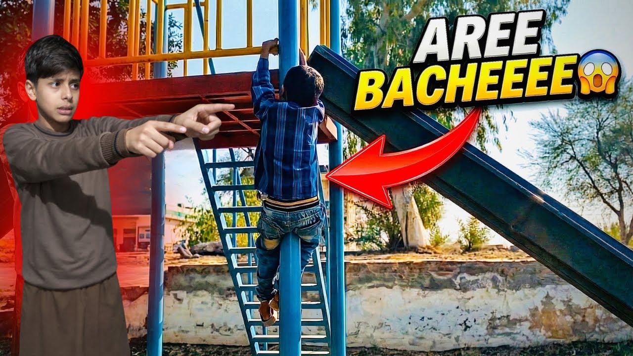 Aree! Ye Bacha Ban Gaya Supraman😱 #PlaygroundMasti #ViralVideo