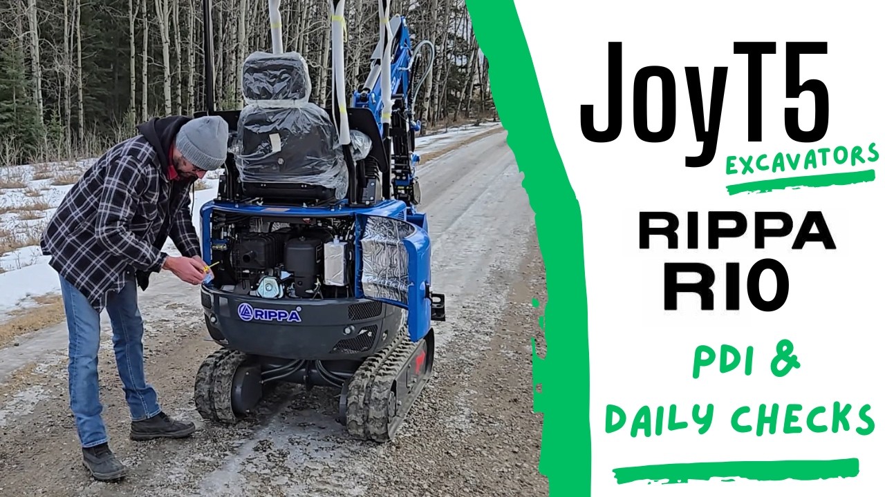 New Rippa R10 Mini Excavator | Full PDI Inspection