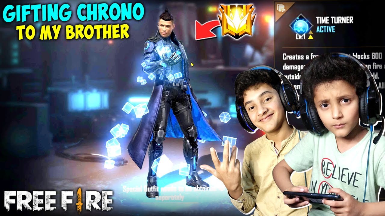 I GIFTED CHRONO CHARACTER TO MY BROTHER @hsgaming674 in FREE FIRE 🔥🔥