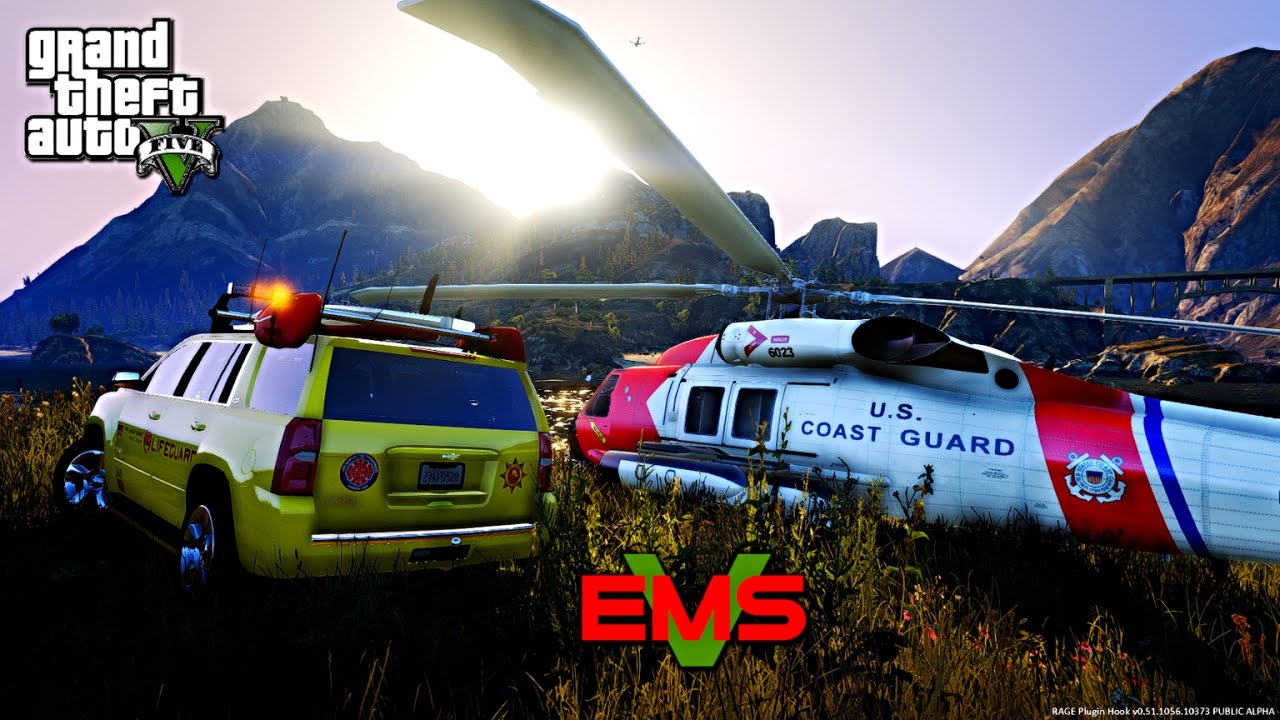 GTA V: EMS-MODS ➤ #5: LIFEGUARD + KÜSTENWACHE [HD+|Deutsch]