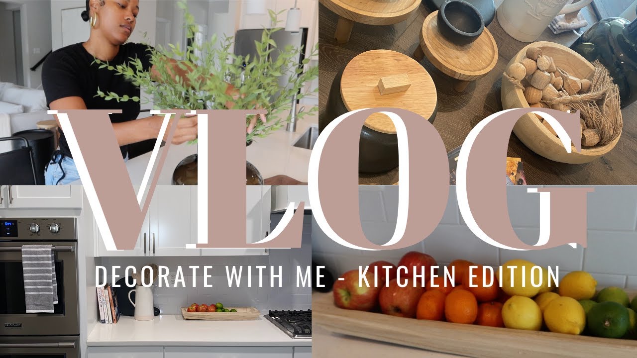 VLOG PT. 2: DECORATE WITH ME - KITCHEN EDITION & UPDATE TO SON&rsquo;S ROOM | Diam Jackson
