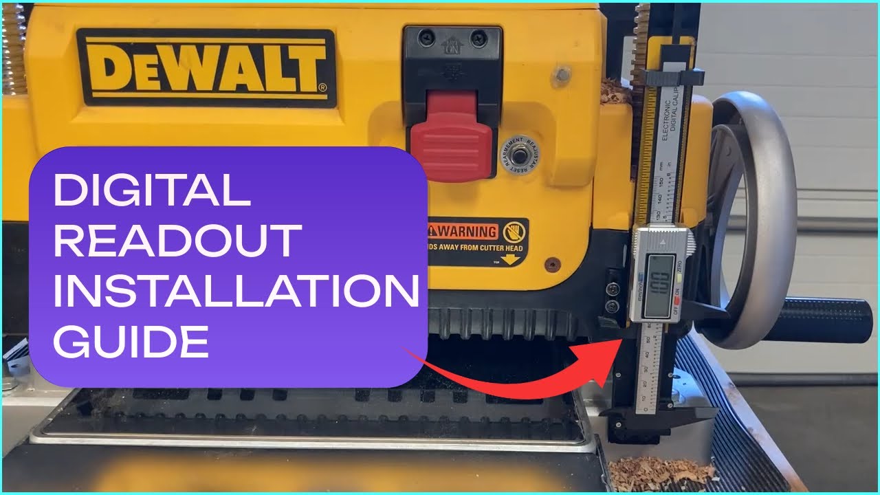 DeWalt DW735 digital readout installation guide