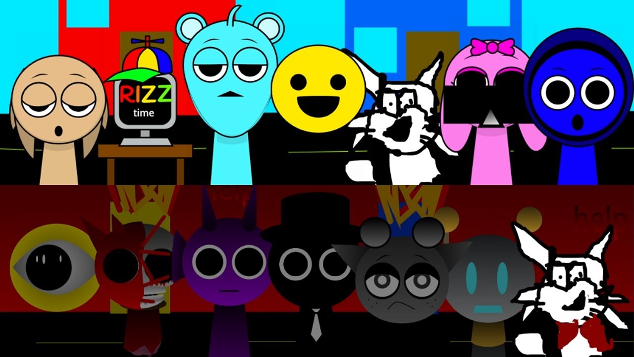 Spronki (silly) - MIX 😂😅🤣 A very Funny and Interesting Mod 👌👍 incredibox sprunki animation