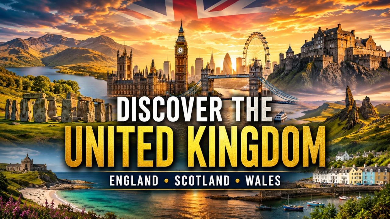 Discover the United Kingdom in 4K 🇬🇧  England, Scotland & Wales Travel Documentary