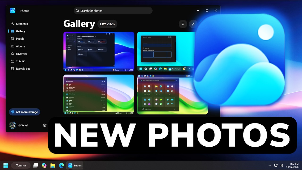 Огромное обновление приложения &laquo;Фотографии&raquo; в Windows 11 26H2 (все новые функции)