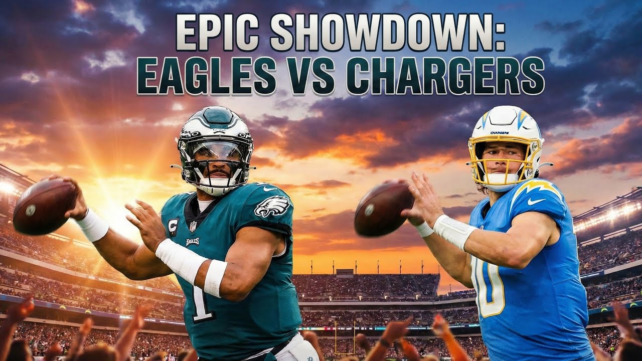 🏈 Eagles 🦅 vs Chargers ⚡ | Monday Night Football 2025 LIVE Updates & Highlights