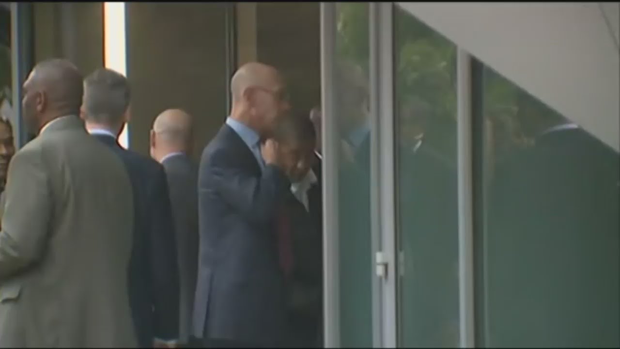 NBA Commissioner Adam Silver Arrives Ahead Of Golden 1 Center Opening