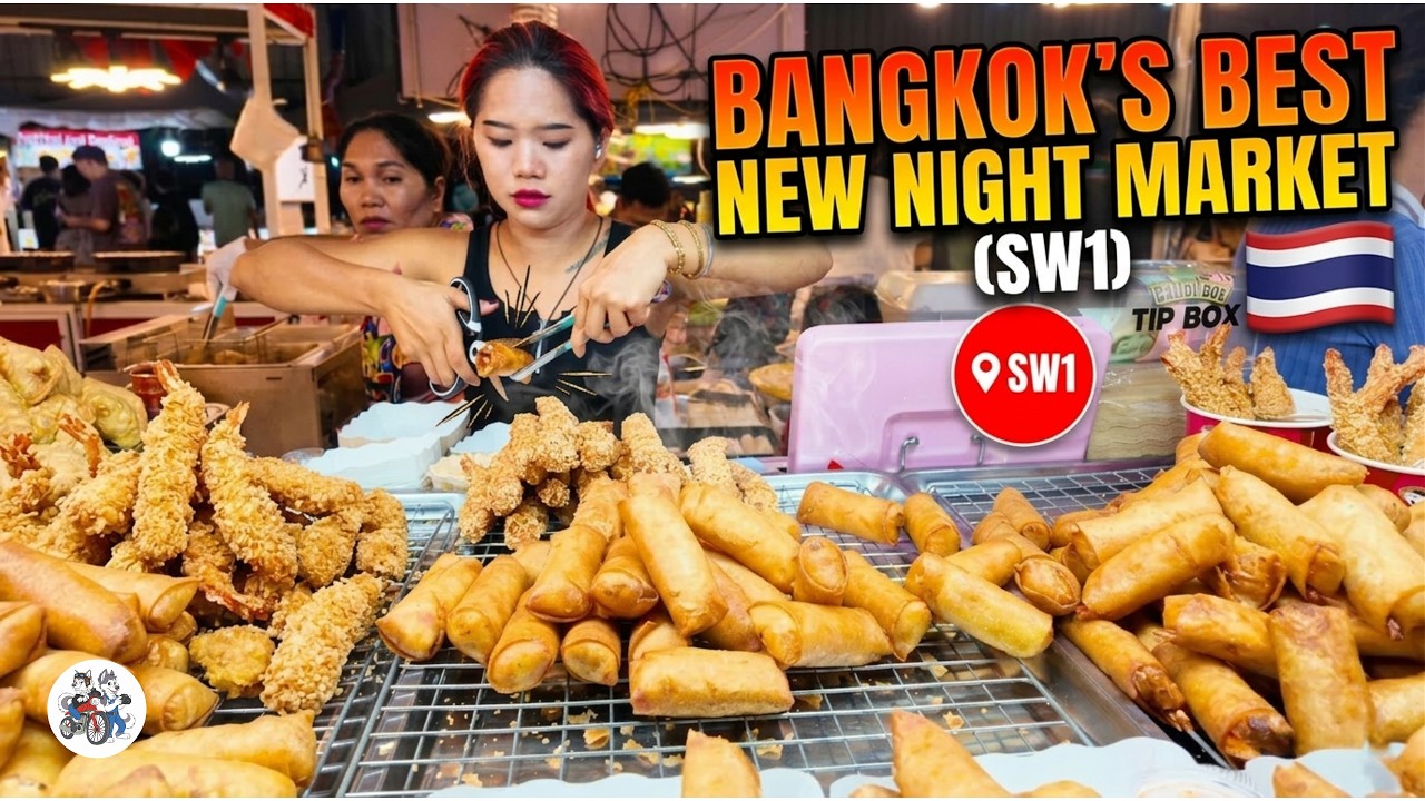 Bangkok's BEST Night Market (SW1) Forget Jodd Fairs! 🇹🇭 #bangkok2026 #thailandstreetfood #joddfairs
