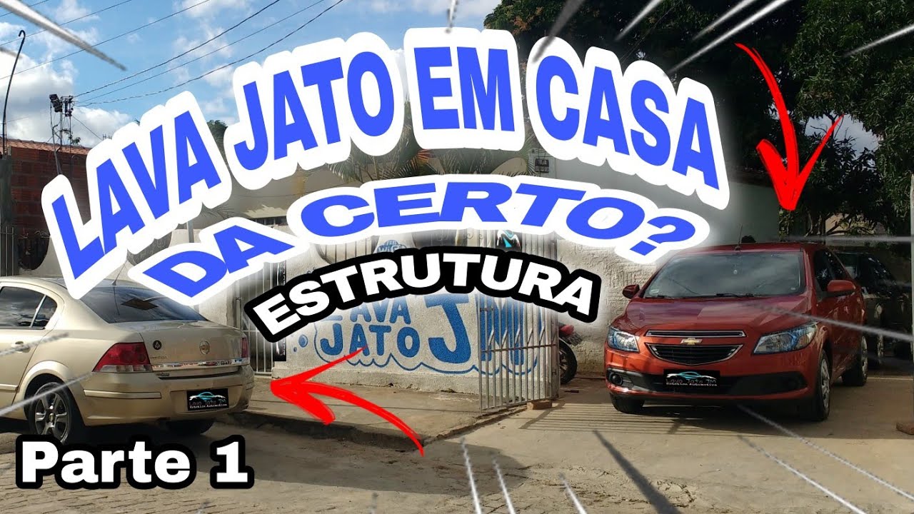 LAVA JATO EM CASA DA CERTO?-SAIBA TUDO ANTES DE MONTAR O SEU-LAVA JATO DE QUINTAL