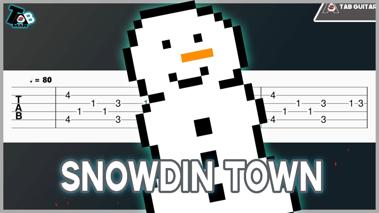 Snowdin Town - Undertale Guitar Tab (Simple)