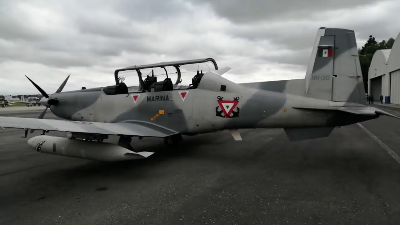 El Texan II naval mexicano, apoyo a&eacute;reo cercano de la marina mexicana