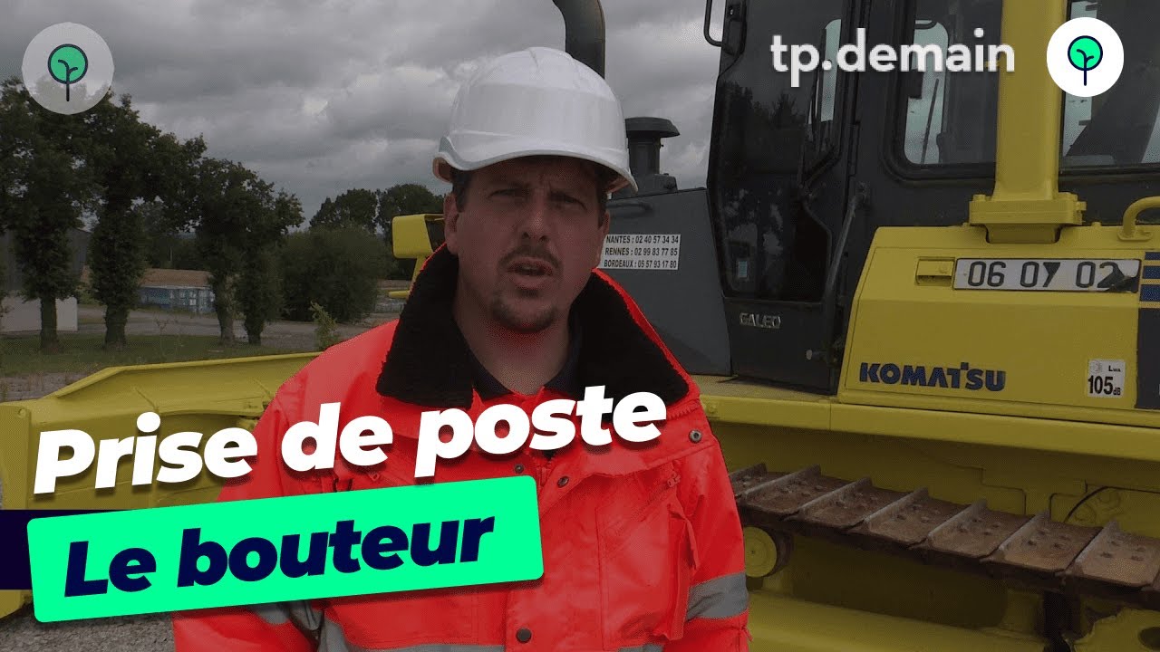 CACES®-La prise de poste du bouteur - Komatsu D41E