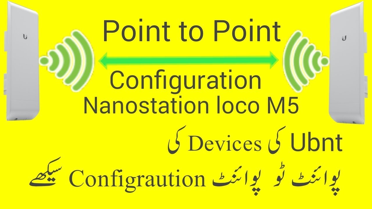 How to Configure Point to Point Nanostatin Loco M5 (Urdu/Hindi)