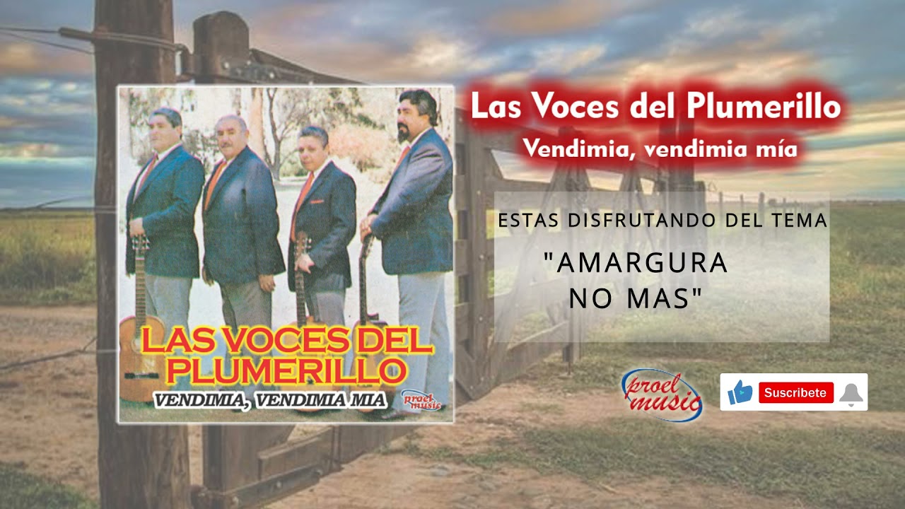 LAS VOCES DEL PLUMERILLO - VENDIMIA, VENDIMIA MIA - MUSICA CUYANA