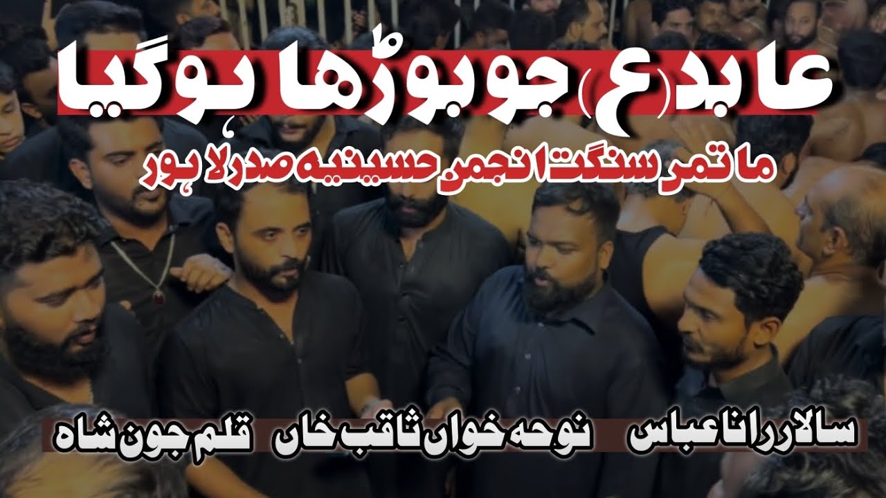 Kiya howa bazar main abid jo borha hogaya _ Saqib khan Party _ 24 Muharram M_Full-HD