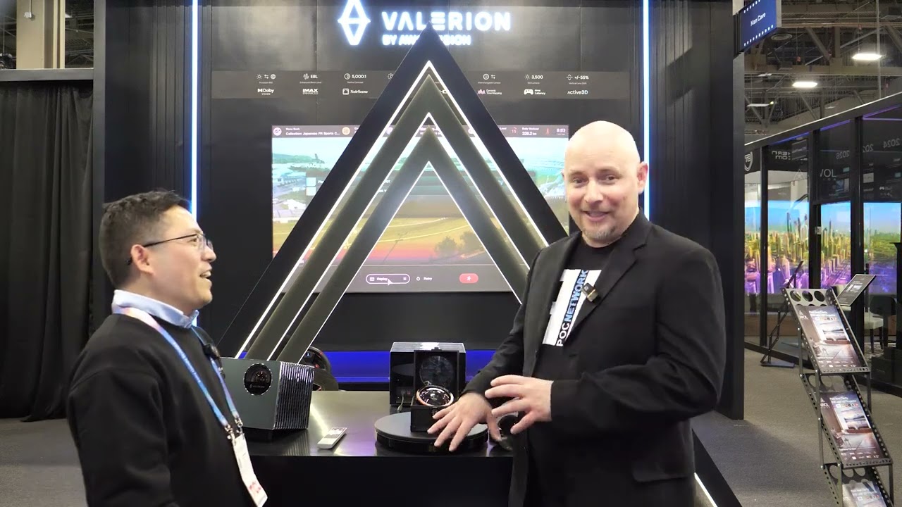 Проектор Valerion (от AWOL Vision) VisionMaster Max 4K (со сменными объективами) — интервью на CES