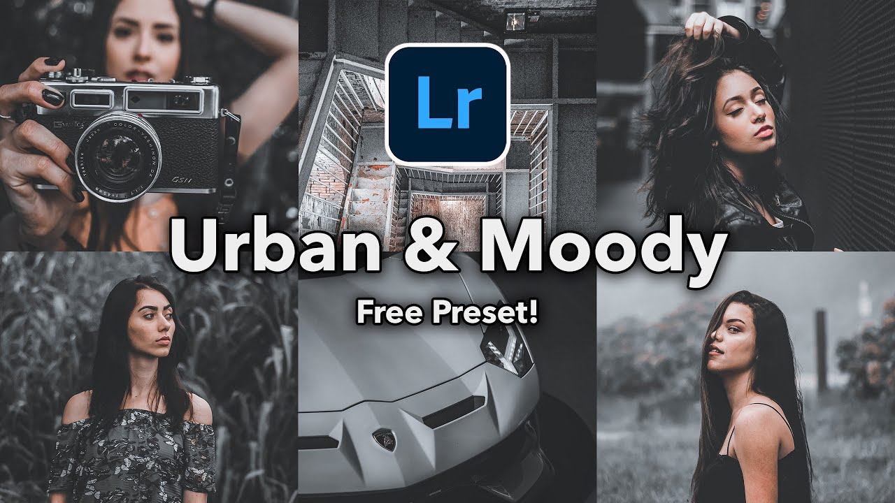 Urban Moody Photography Preset | Lightroom 2021 Presets DNG Free Download | Photo Editing Tutorial
