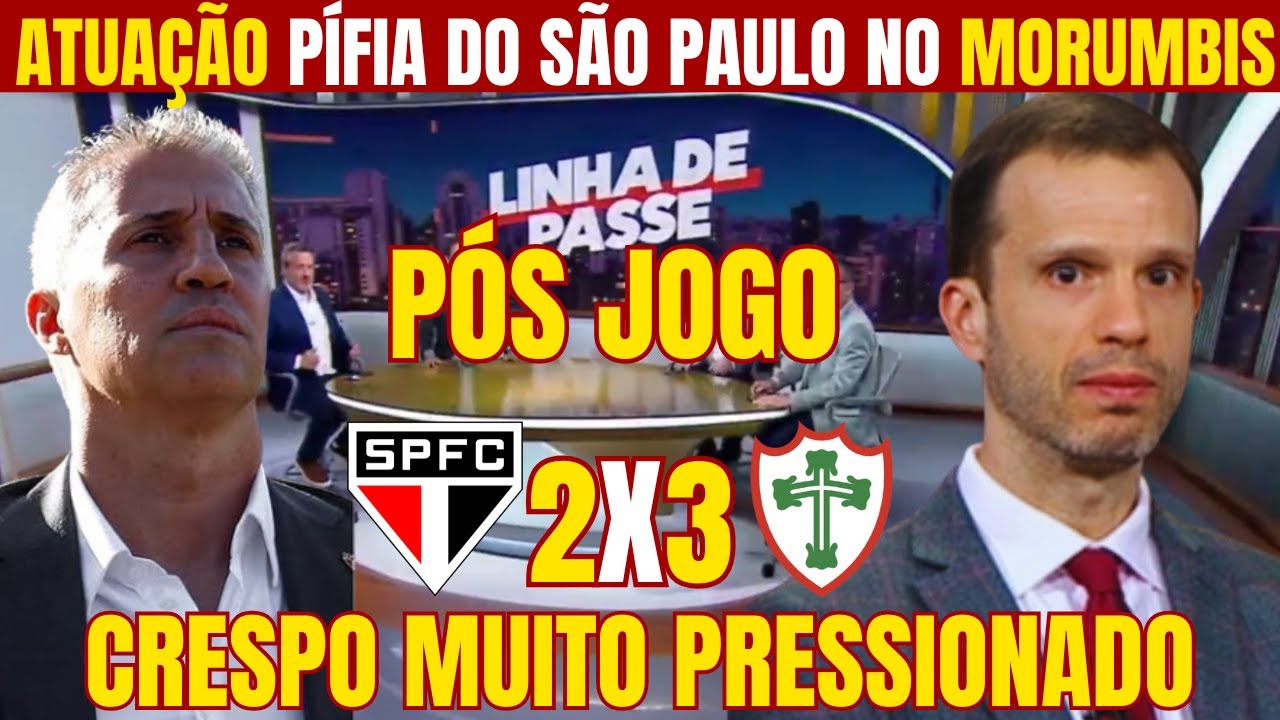 PÓS JOGO DO SÃO PAULO! TRICOLOR TEM ATUAÇÃO VERGONHOSA NO MORUMBIS! CRESPO PRESSIONADO E MAIS!