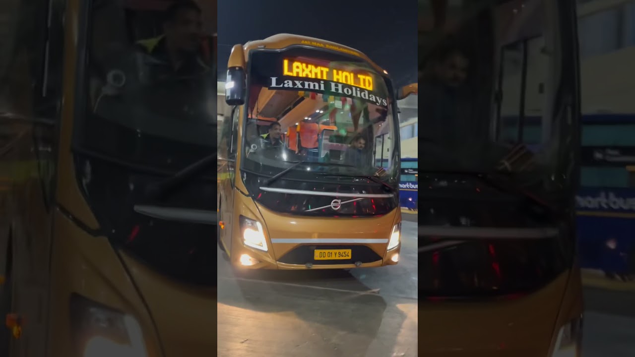 Laxmi Holidays Volvo Luxury Bus Delhi to Himachal Pardesh #volvobus #laxmiholidays #volvo9600s