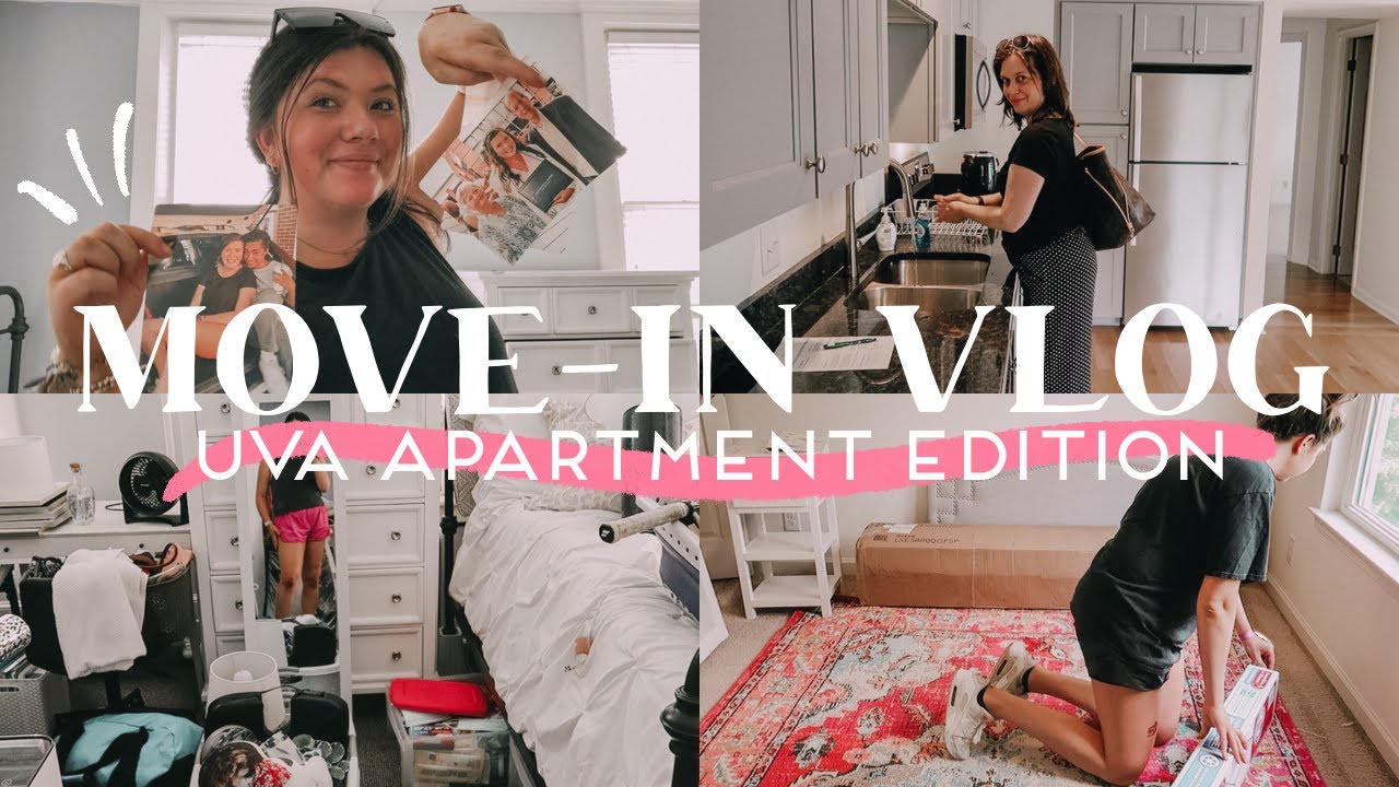 COLLEGE APARTMENT MOVE IN VLOG 2021 | university of virginia (uva)